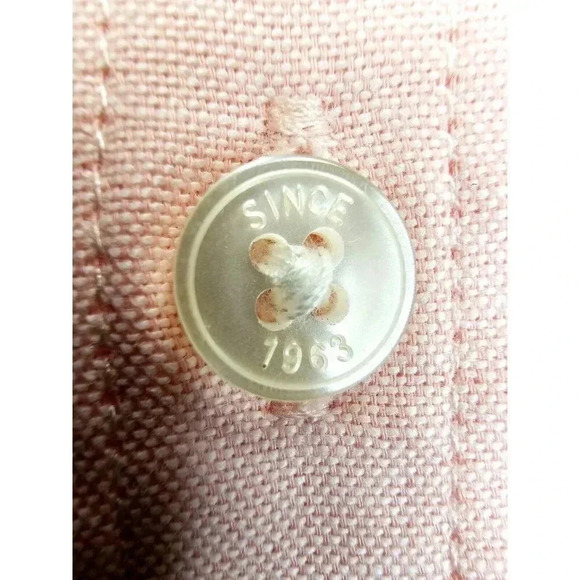 Ben Sherman Stretch Size XL Men Light Powder Pink Logo Tag Button Down Shirt NWT - Picture 9 of 12